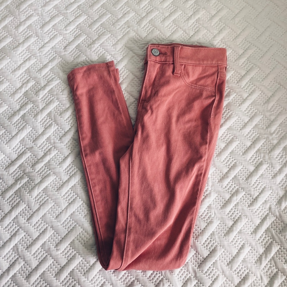 Old Navy • Ballerina Jeggings 24/7 Pink Girls Size 12 EUC